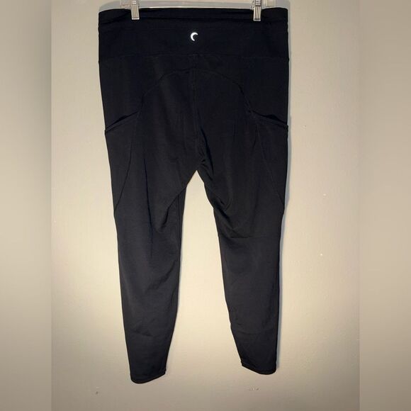 Zyia active Black drawstring High Rise Jogger Pants with phone pockets XXL - Picture 6 of 8